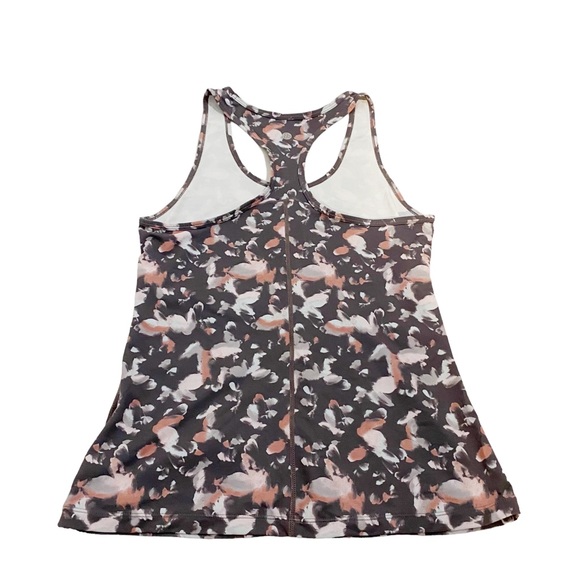 Zella Multicolor Abstract Print Racerback Tank Top, Size Small - Picture 3 of 9